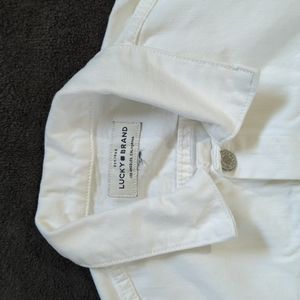 Lucky Brand White jean jacket